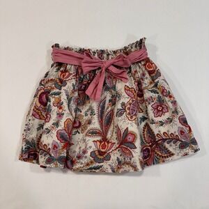 Edgehill Collection Floral Paisley Skirt Toddler Girls 3T‎ Multicolor Bow | Boho